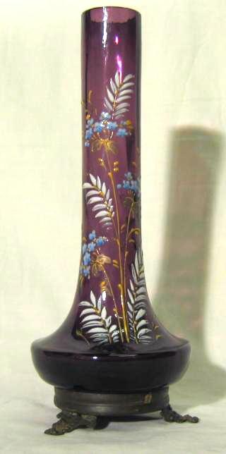 Loetz vase in an ormoulu mounting.