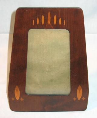 Jugendstil Mahogany and Marquetry Pictures Frame.